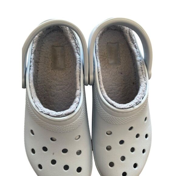 Crocs Classic Lined Clogs For Women & Men - Light Blue - Comfortable & Warm - wo - Picture 3 of 9